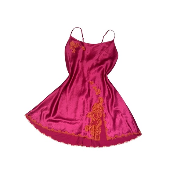 strapless open back dress Floral Striped Babydoll Mini Dress with Lace Trim – Pink Mix L
